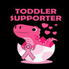 Toddler Supporter - Breast Cancer Awareness T-Shirt-Black-S-Custom One Express