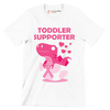 Toddler Supporter - Breast Cancer Awareness T-Shirt-White-S-Custom One Express