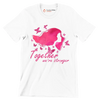 Together we are stronger - Breast Cancer Awareness T-Shirt-White-S-Custom One Express