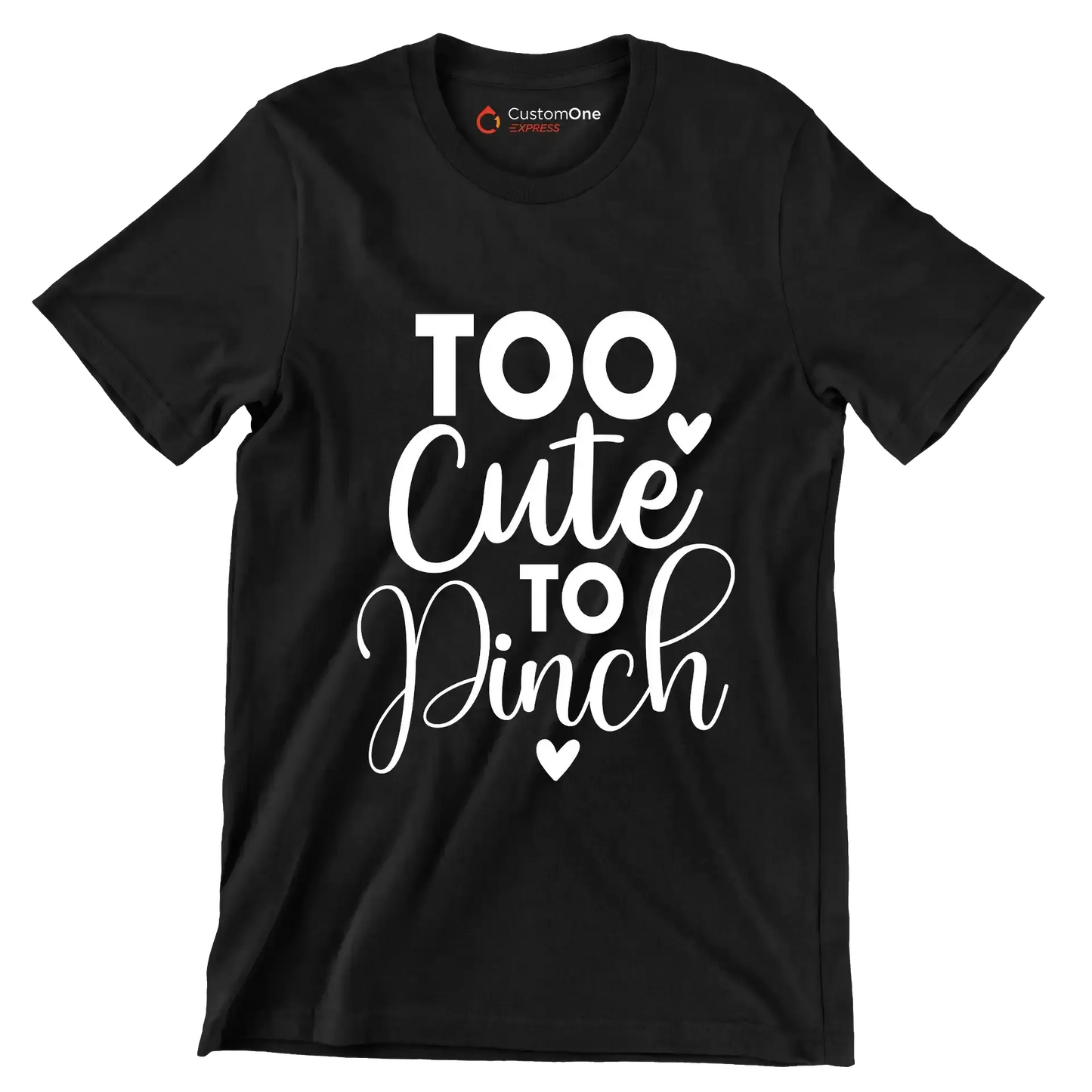 Too Cute to Pinch - St. Patrick's Day T-Shirt-Black-S-Custom One Express