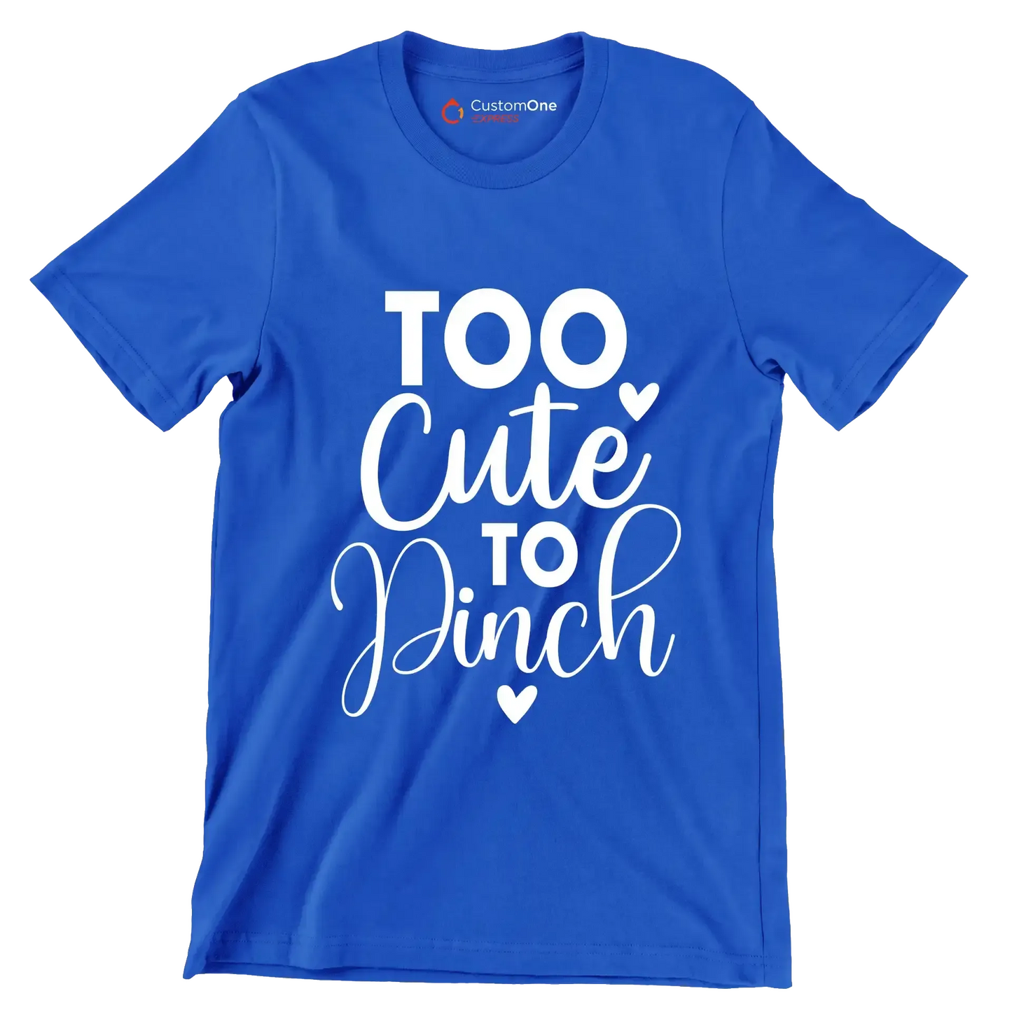 Too Cute to Pinch - St. Patrick's Day T-Shirt-Blue-S-Custom One Express