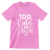 Too Cute to Pinch - St. Patrick's Day T-Shirt-Pink-S-Custom One Express