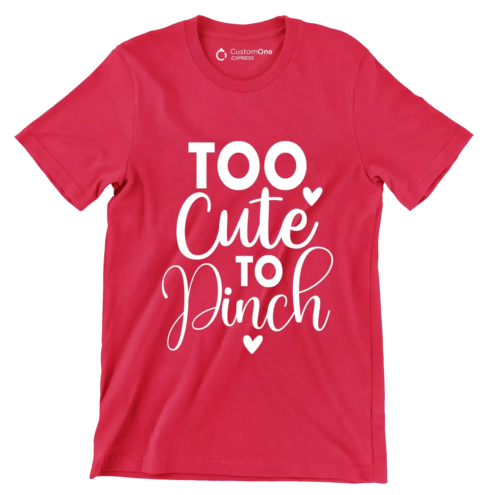 Too Cute to Pinch - St. Patrick's Day T-Shirt-Red-S-Custom One Express