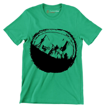 Trailblazer T-Shirt – Explore Nature on Two Wheels - Bicycle Themed T-Shirt-Green-S-Custom One Express