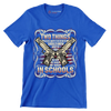Two things every American should know how to use neigther of which are taught In the schools - Veterans Themed T-Shirt-Blue-S-Custom One Express