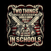 Two things every American should know how to use neigther of which are taught In the schools - Veterans Themed T-Shirt-Black-S-Custom One Express