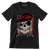 UNITED STATES VETERAN SKULL ILLUSTRATION - Veterans Themed T-Shirt-Black-S-Custom One Express