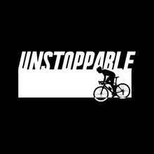 UNSTOPPABLE - Bicycle Themed T-Shirt-Black-S-Custom One Express
