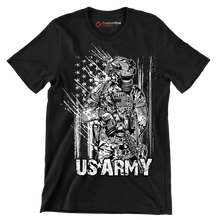 US Army - Veterans Themed T-Shirt-Black-S-Custom One Express