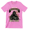 Until I am out of bullets I will fight - Veterans Themed T-Shirt-Pink-S-Custom One Express