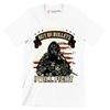 Until I am out of bullets I will fight - Veterans Themed T-Shirt-White-S-Custom One Express
