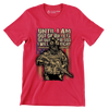 Until I am out of bullets or out of blood i will fight american veteran - Veterans Themed T-Shirt-Red-S-Custom One Express