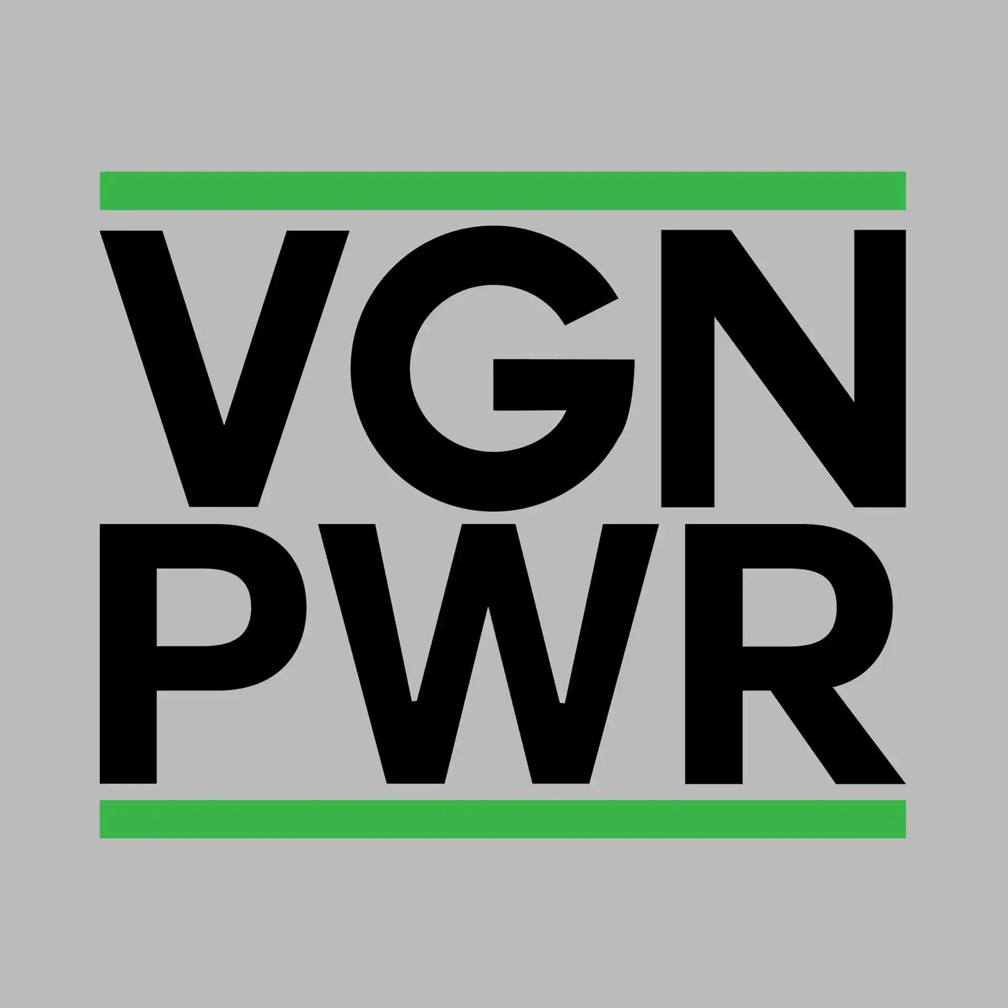 VGN PWR - Vegan Themed T-Shirt-Blue-S-Custom One Express