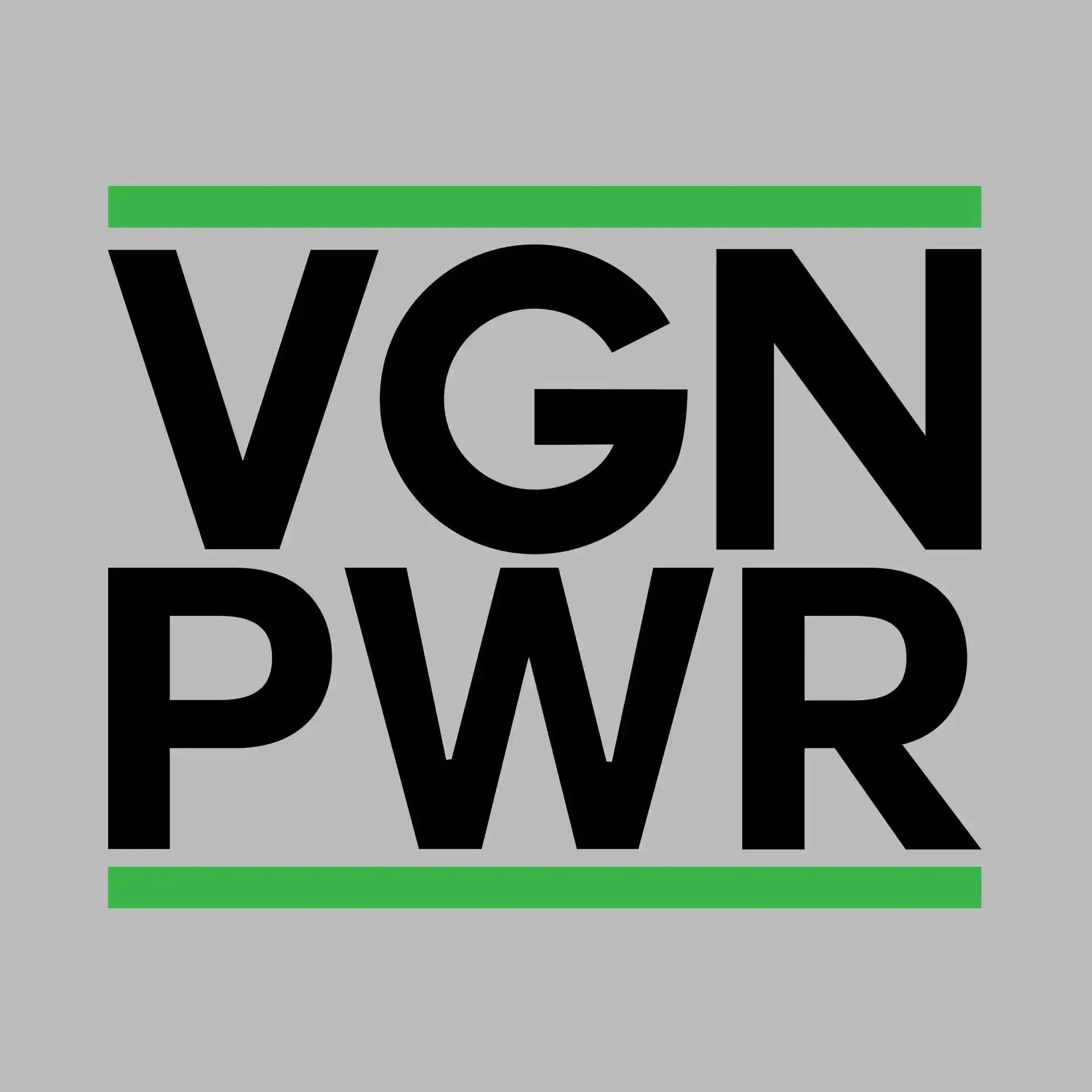 VGN PWR - Vegan Themed T-Shirt-Blue-S-Custom One Express