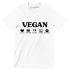 Vegan Compassion For the people For the planet Nonviolence For the animals - Vegan Themed T-Shirt-White-S-Custom One Express