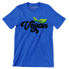 Vegan - Vegan Themed T-Shirt-Blue-S-Custom One Express