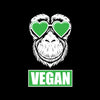 Vegan - Vegan Themed T-Shirt-Black-S-Custom One Express