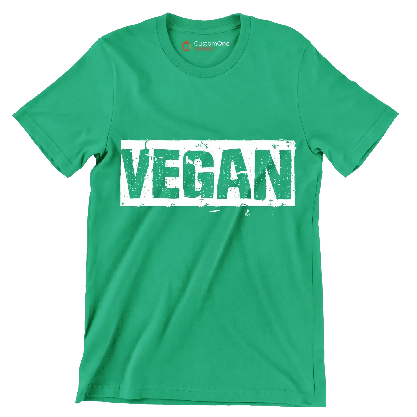 Vegan - Vegan Themed T-Shirt-Green-S-Custom One Express