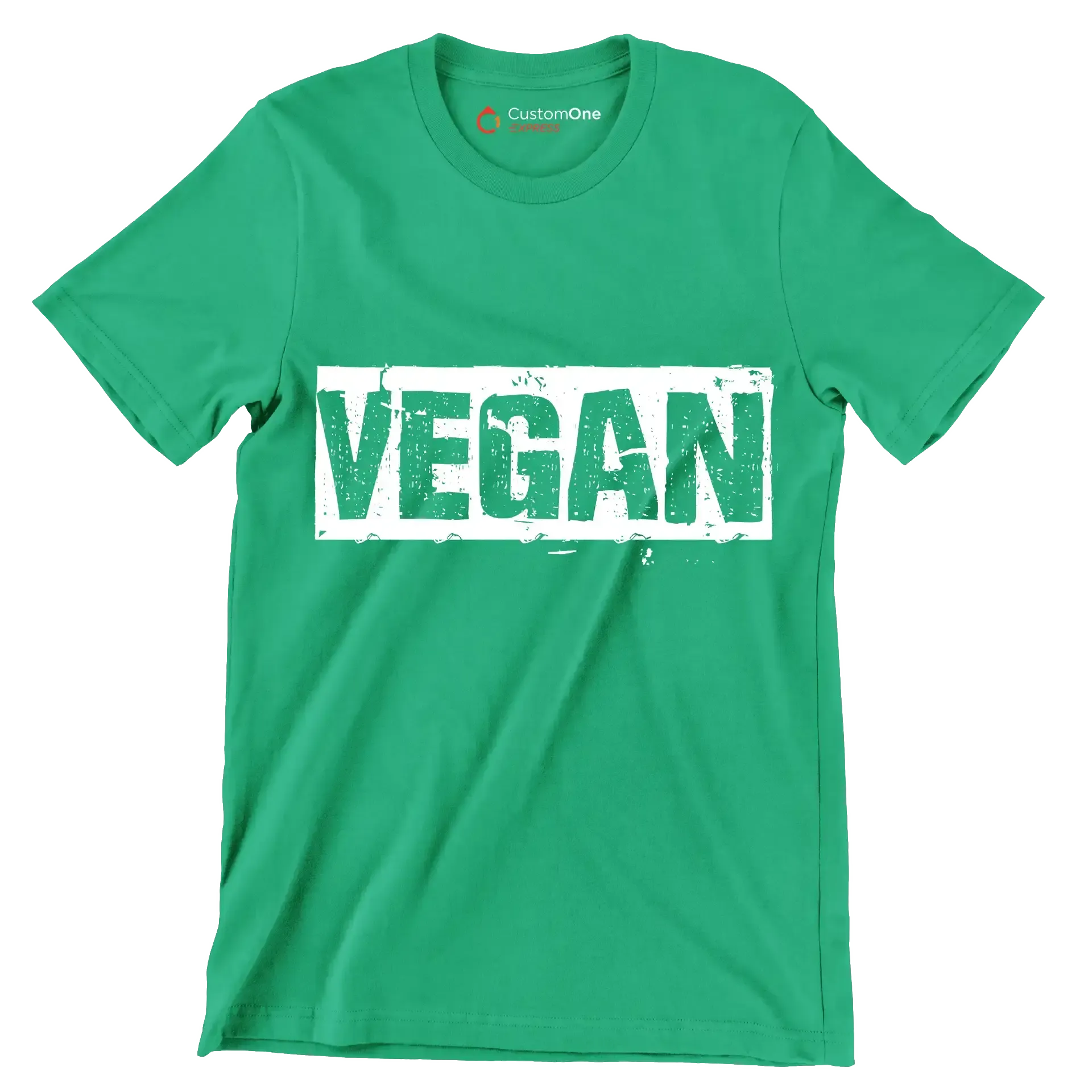 Vegan - Vegan Themed T-Shirt-Green-S-Custom One Express