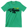 Vegan - Vegan Themed T-Shirt-Green-S-Custom One Express