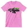 Vegan - Vegan Themed T-Shirt-Pink-S-Custom One Express