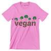 Vegan - Vegan Themed T-Shirt-Pink-S-Custom One Express