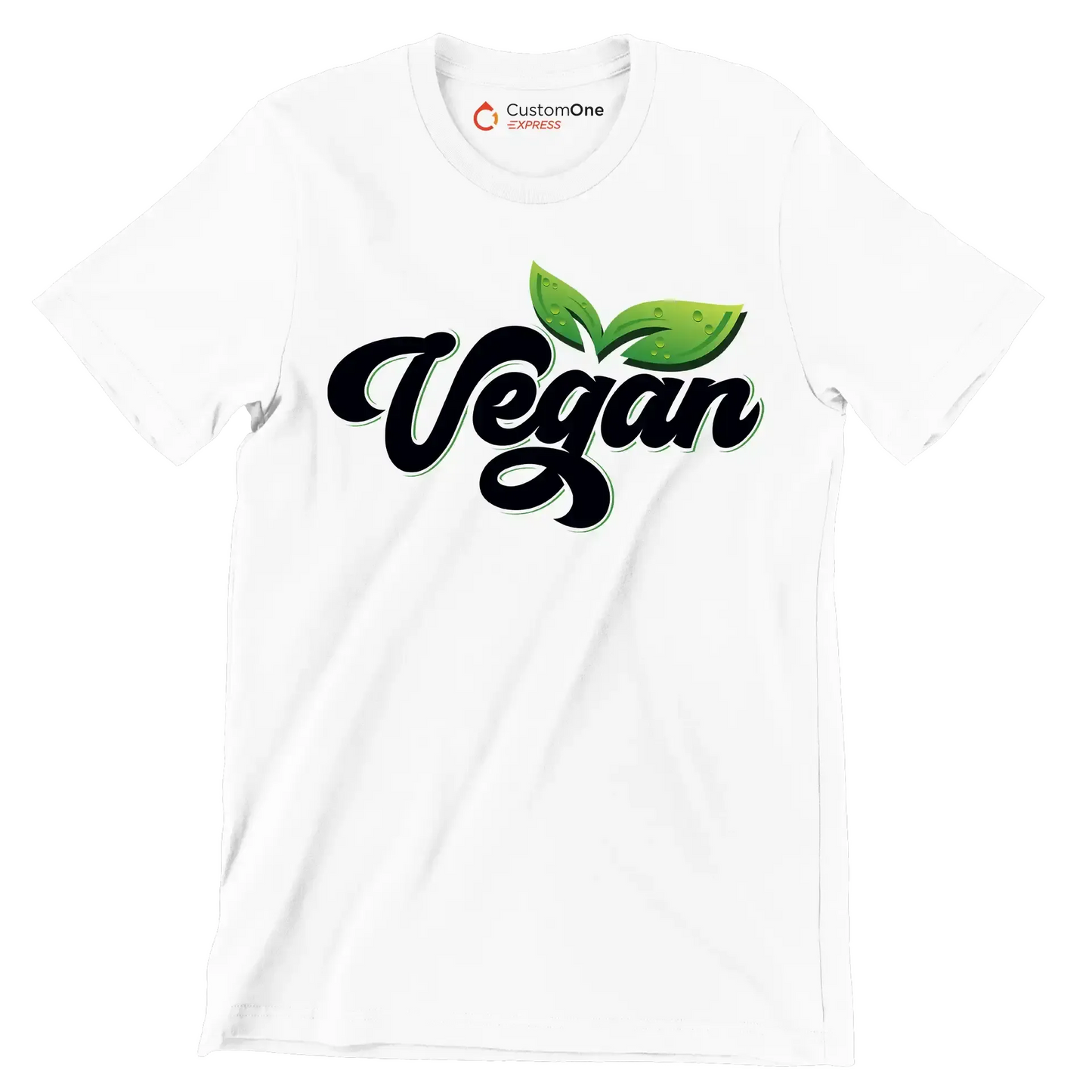 Vegan - Vegan Themed T-Shirt-White-S-Custom One Express
