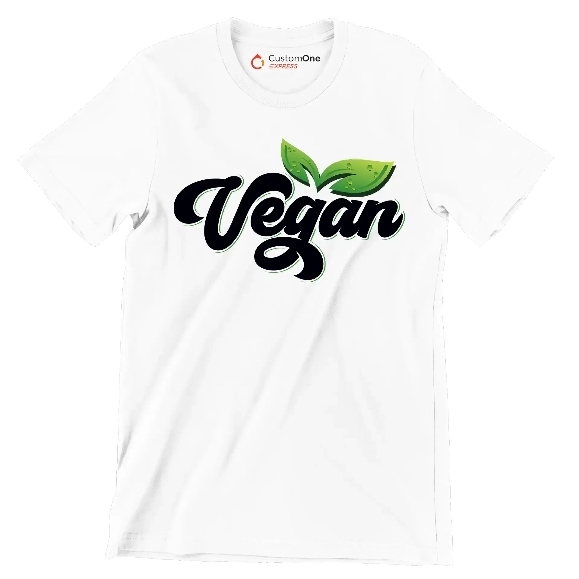 Vegan - Vegan Themed T-Shirt-White-S-Custom One Express