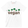 Vegan - Vegan Themed T-Shirt-White-S-Custom One Express