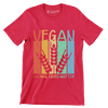 Vegan animal lives matter - Vegan Themed T-Shirt-Red-S-Custom One Express