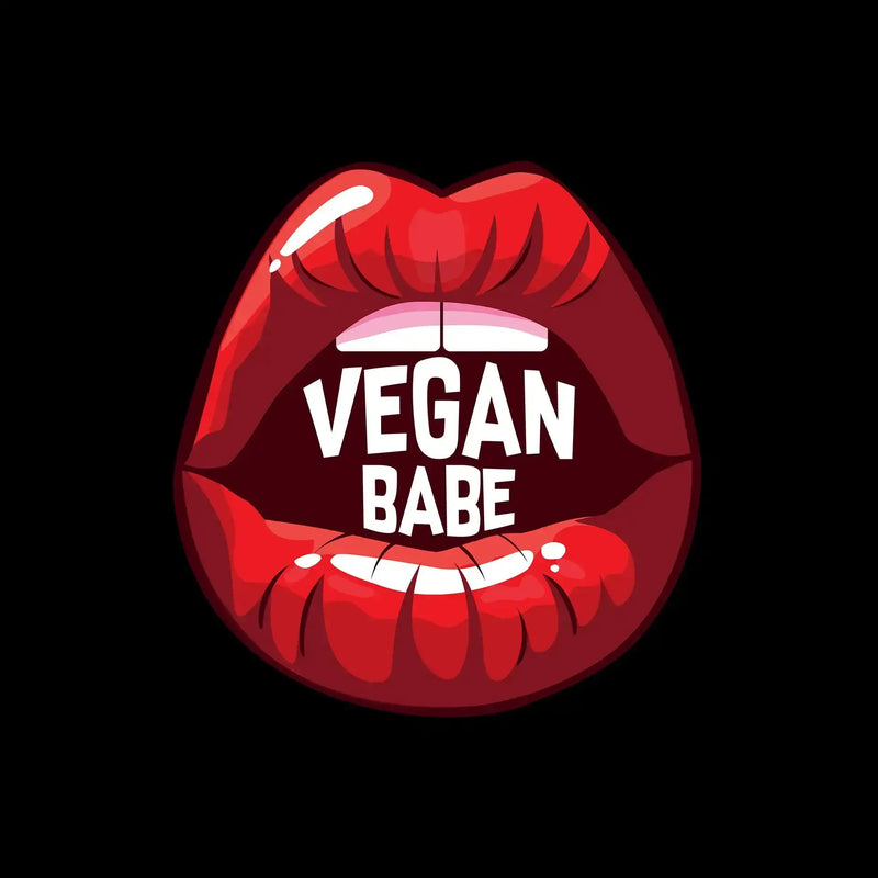 Vegan babe - Vegan Themed T-Shirt-Black-S-Custom One Express