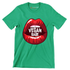 Vegan babe - Vegan Themed T-Shirt-Green-S-Custom One Express