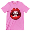 Vegan babe - Vegan Themed T-Shirt-Pink-S-Custom One Express