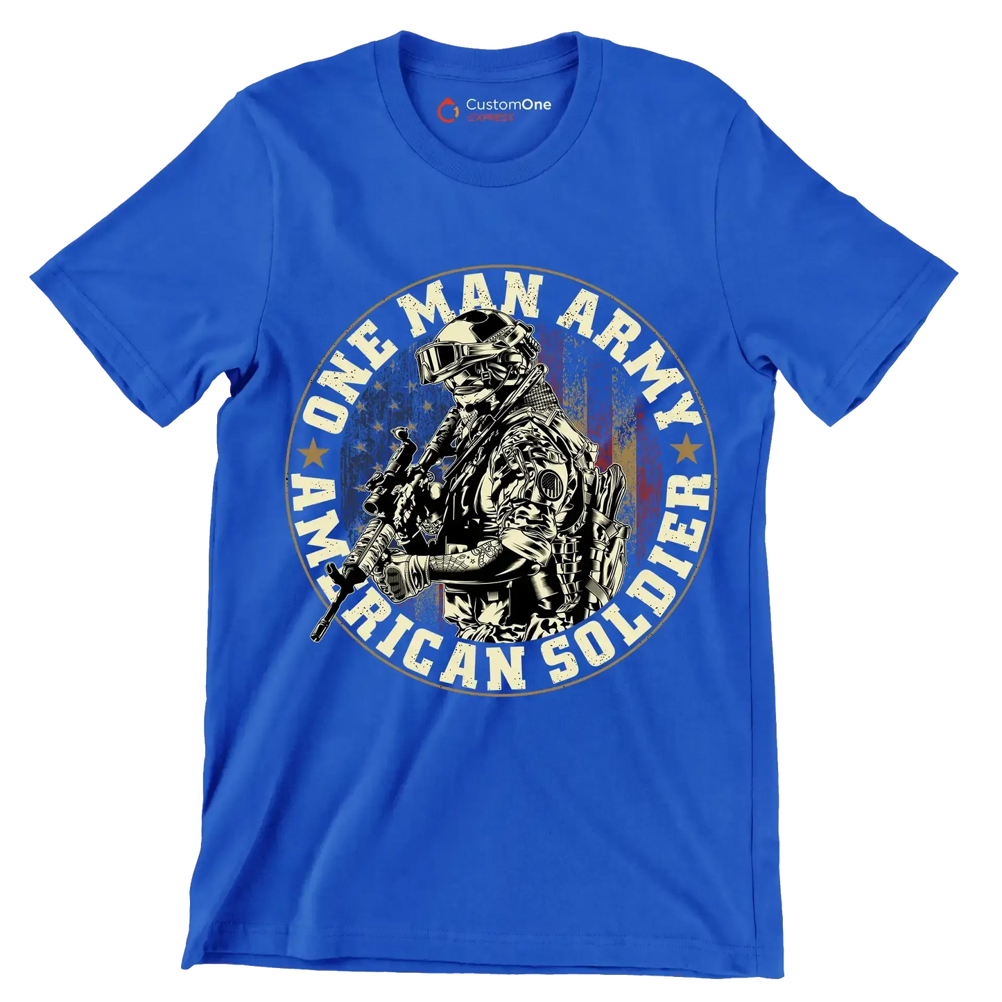 Veteran don't thanks me 1978 1988 thank my brother who never comeback - Veterans Themed T-Shirt-Blue-S-Custom One Express