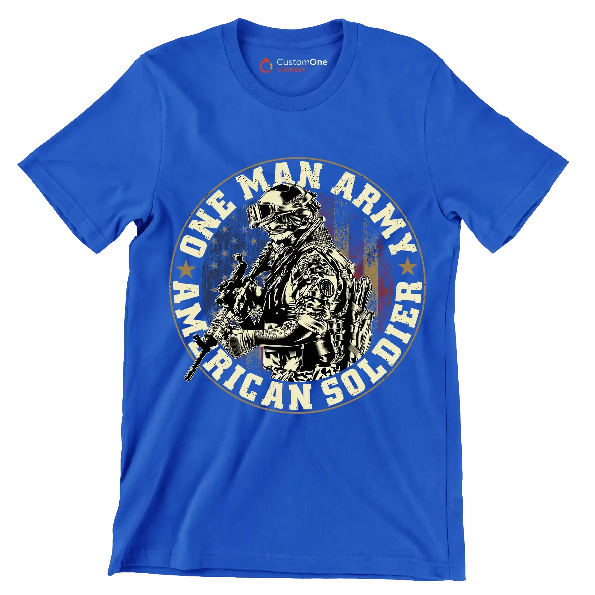 Veteran don't thanks me 1978 1988 thank my brother who never comeback - Veterans Themed T-Shirt-Blue-S-Custom One Express