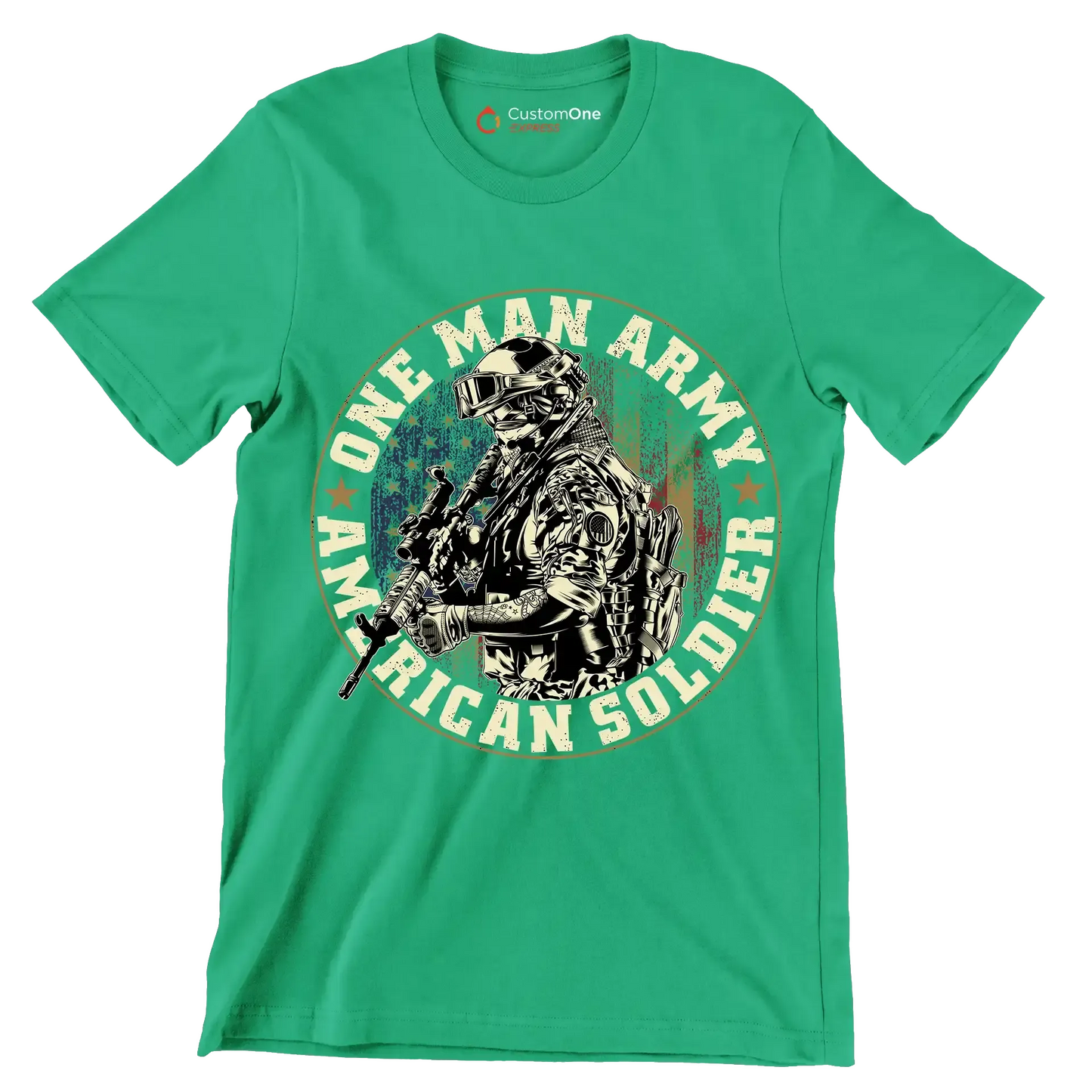 Veteran don't thanks me 1978 1988 thank my brother who never comeback - Veterans Themed T-Shirt-Green-S-Custom One Express