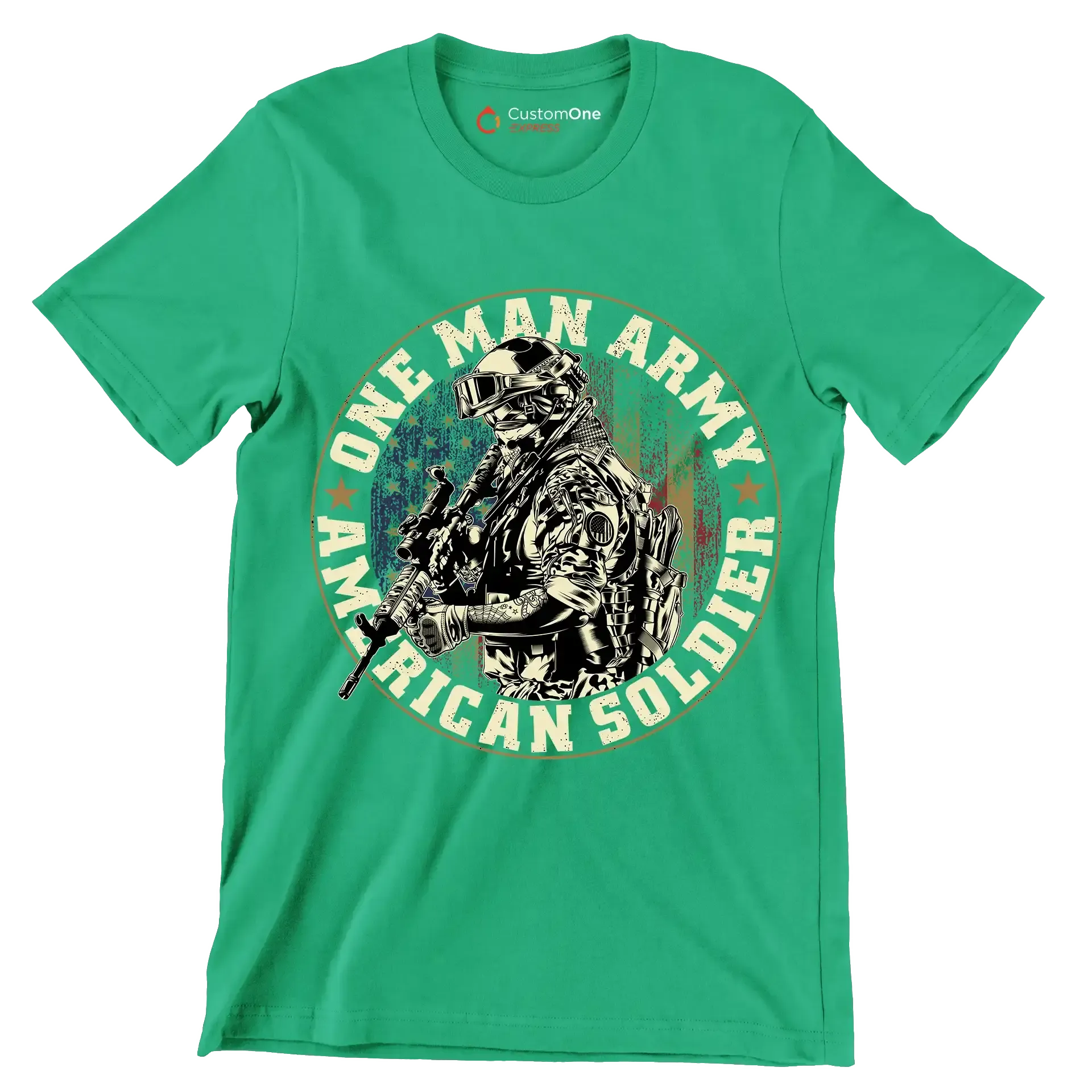 Veteran don't thanks me 1978 1988 thank my brother who never comeback - Veterans Themed T-Shirt-Green-S-Custom One Express