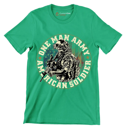 Veteran don't thanks me 1978 1988 thank my brother who never comeback - Veterans Themed T-Shirt-Green-S-Custom One Express