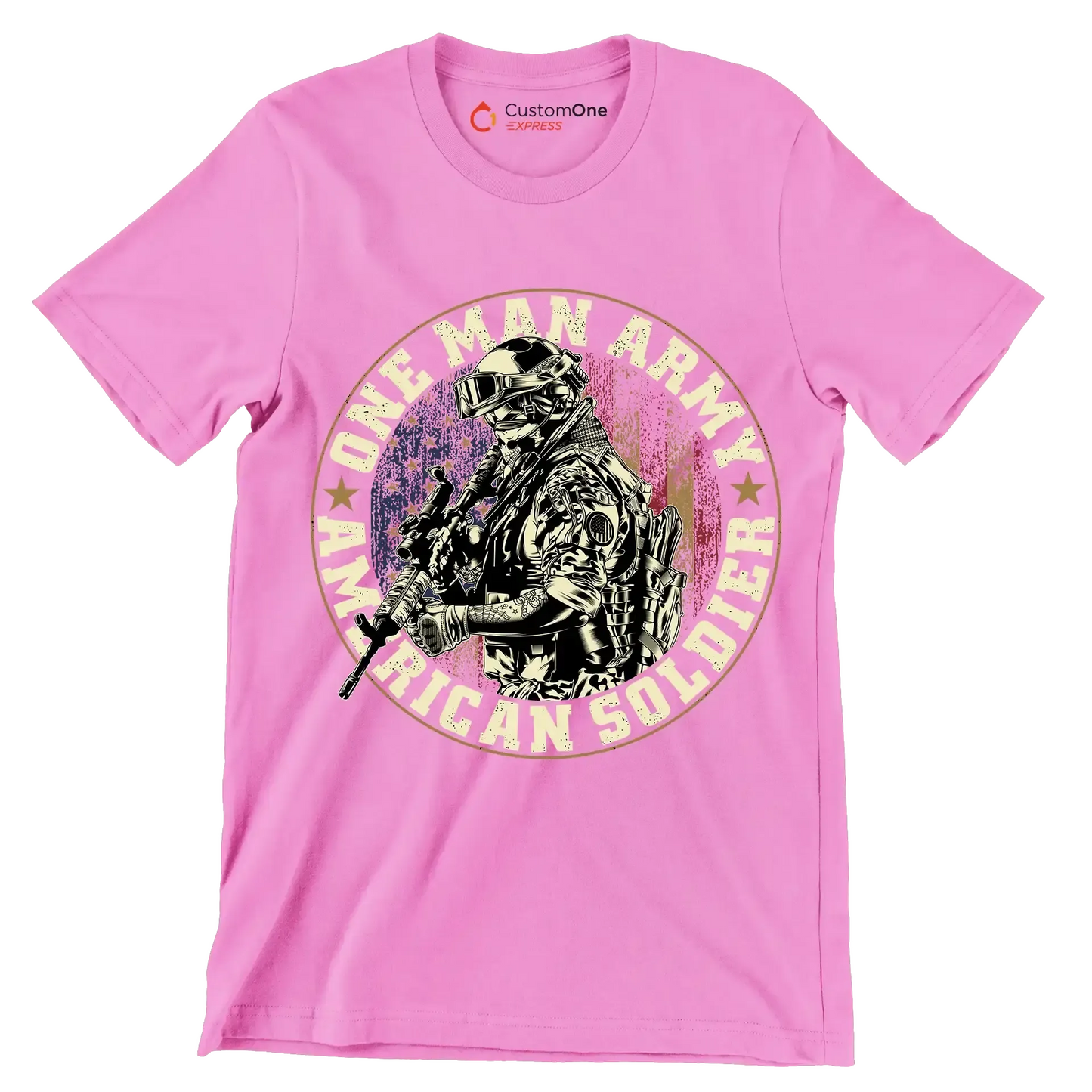 Veteran don't thanks me 1978 1988 thank my brother who never comeback - Veterans Themed T-Shirt-Pink-S-Custom One Express