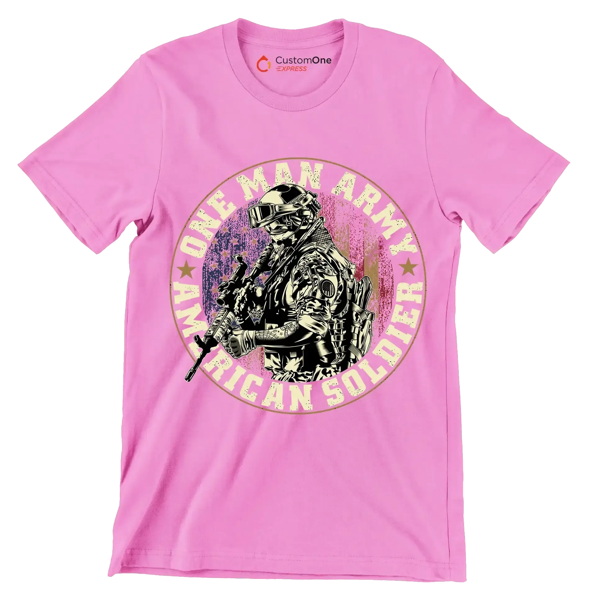 Veteran don't thanks me 1978 1988 thank my brother who never comeback - Veterans Themed T-Shirt-Pink-S-Custom One Express