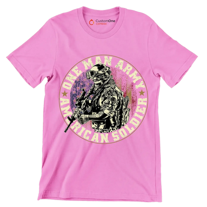 Veteran don't thanks me 1978 1988 thank my brother who never comeback - Veterans Themed T-Shirt-Pink-S-Custom One Express
