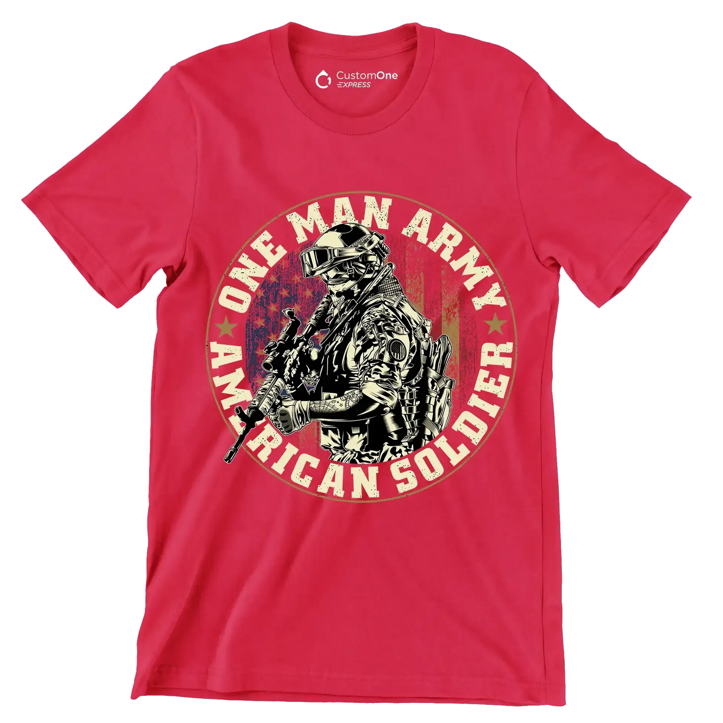 Veteran don't thanks me 1978 1988 thank my brother who never comeback - Veterans Themed T-Shirt-Red-S-Custom One Express