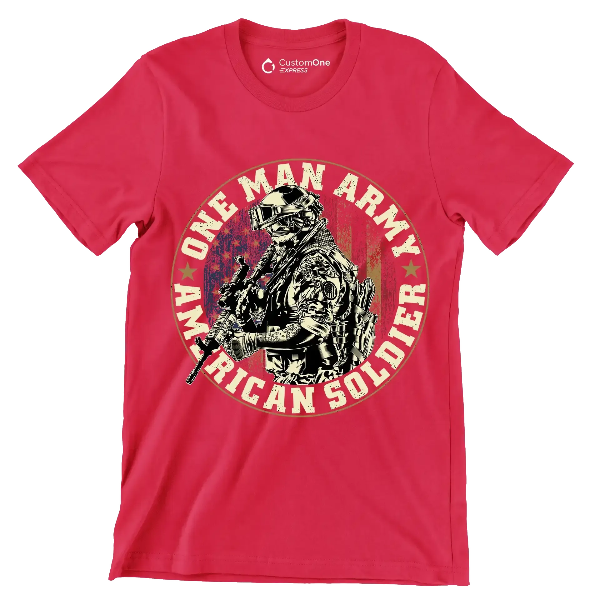Veteran don't thanks me 1978 1988 thank my brother who never comeback - Veterans Themed T-Shirt-Red-S-Custom One Express