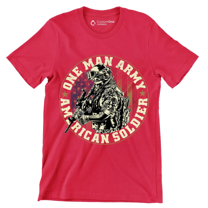 Veteran don't thanks me 1978 1988 thank my brother who never comeback - Veterans Themed T-Shirt-Red-S-Custom One Express