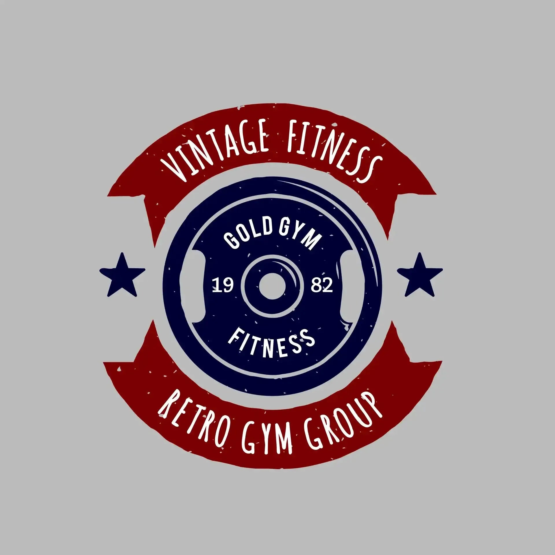 Vintage Fitness Gold Gym Retro Gym Group - Gym Themed T-Shirt-Blue-S-Custom One Express