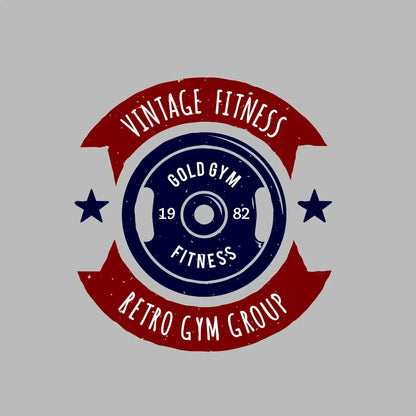 Vintage Fitness Gold Gym Retro Gym Group - Gym Themed T-Shirt-Blue-S-Custom One Express