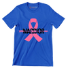 Warrior - Breast Cancer Awareness T-Shirt-Blue-S-Custom One Express