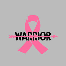 Warrior - Breast Cancer Awareness T-Shirt-Blue-S-Custom One Express