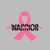 Warrior - Breast Cancer Awareness T-Shirt-Blue-S-Custom One Express