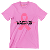 Warrior - Breast Cancer Awareness T-Shirt-Pink-S-Custom One Express